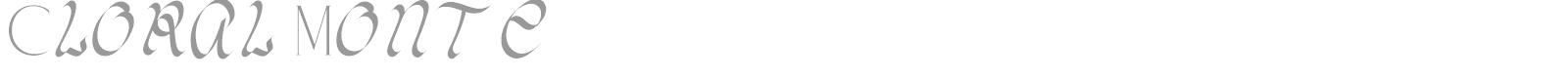 Cloral Monte font preview